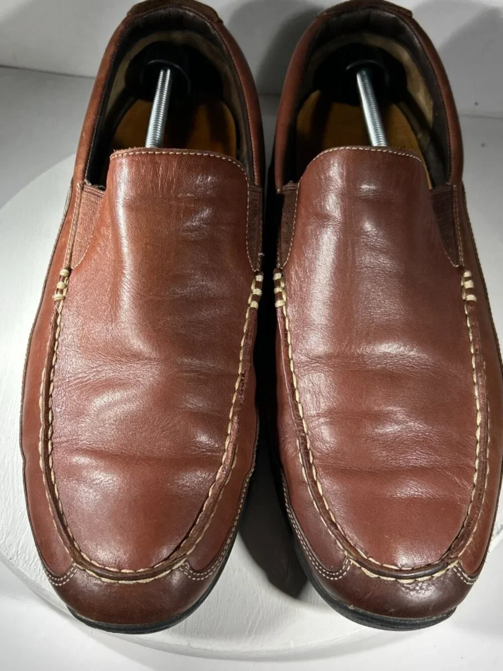 Cole Haan Tucker Venetian Mens Loafers Slip On Leather Shoes Size 15 M Brown CH